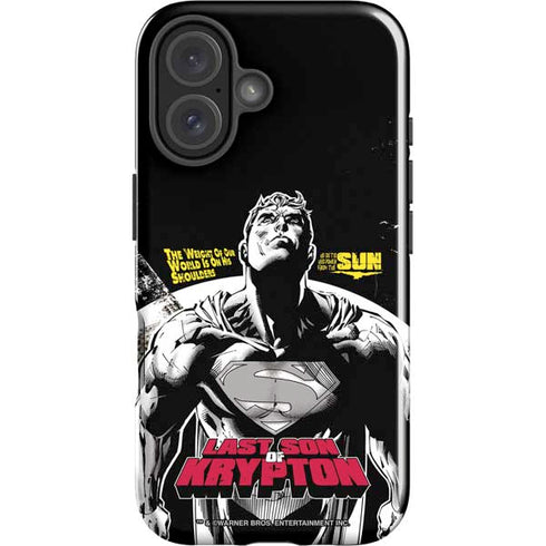 DC Comics Superman Last Son of Krypton iPhone 16 Impact Case